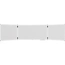 Klapptafel Legamaster UNITE PLUS, magnetisch, 5 Schreibflächen, B 2000/4000 x T 13,4 x H 1000 mm, emaillierter Keramikstahl, weiß